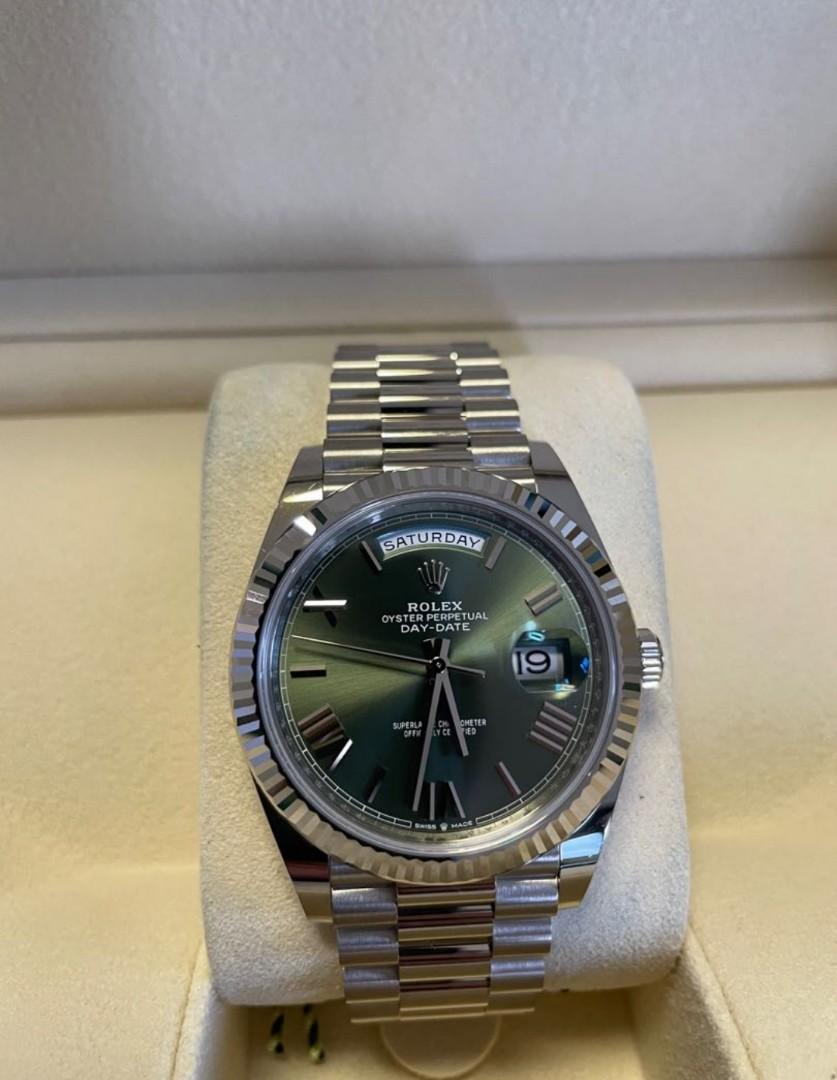 2022 Rolex Day-Date 40 in 18ct White 