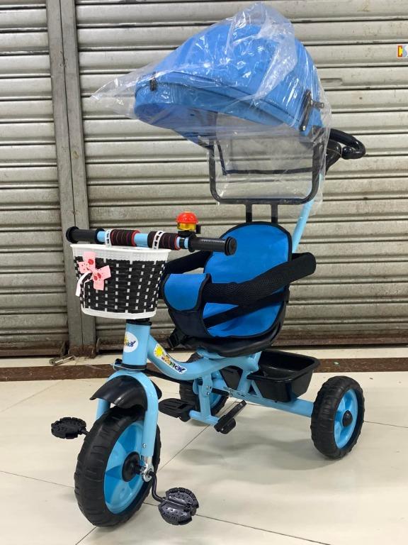 Baby stroller bike top