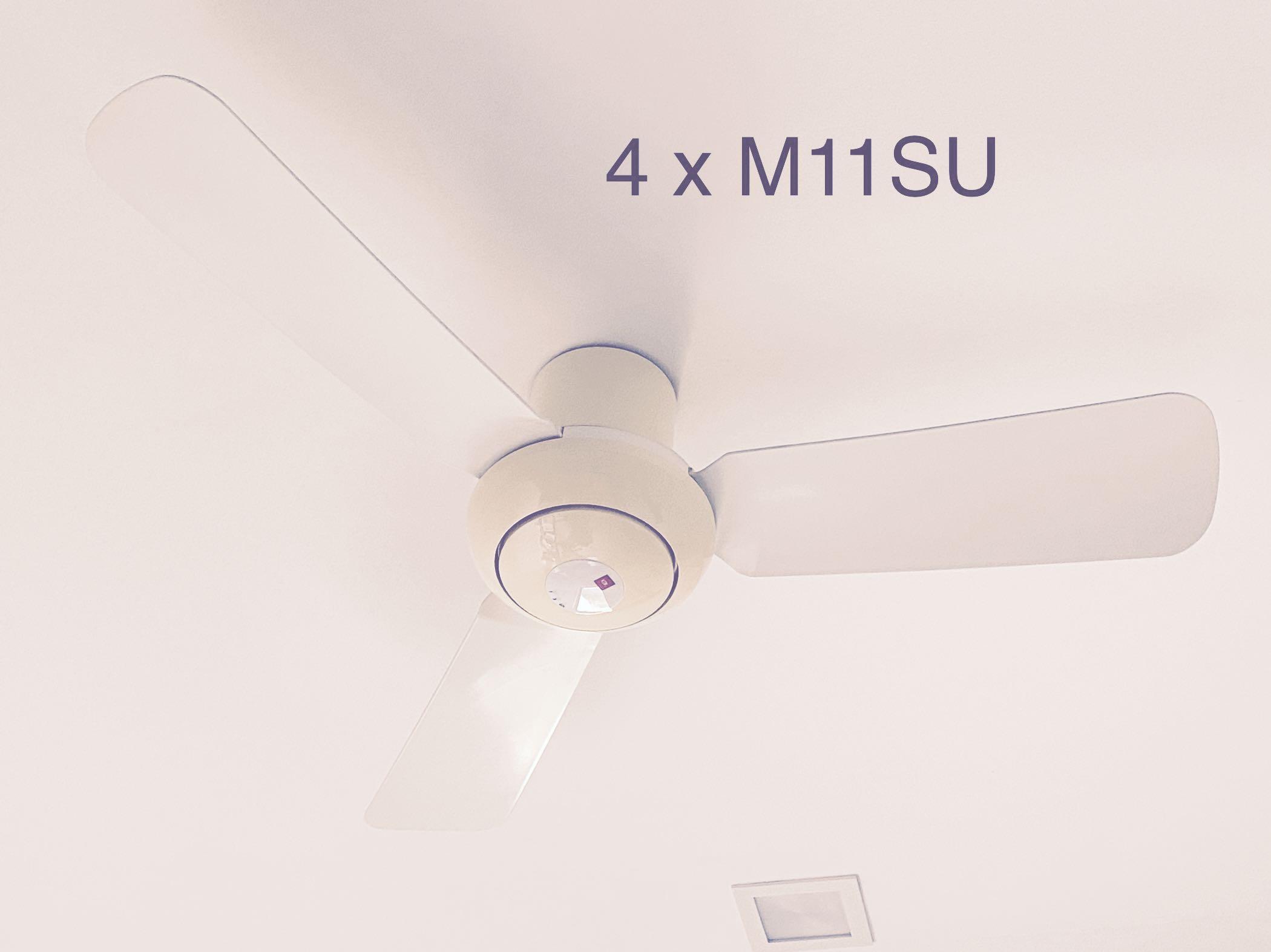6 X KDK ceiling fans all for 220, Furniture & Home Living, Lighting