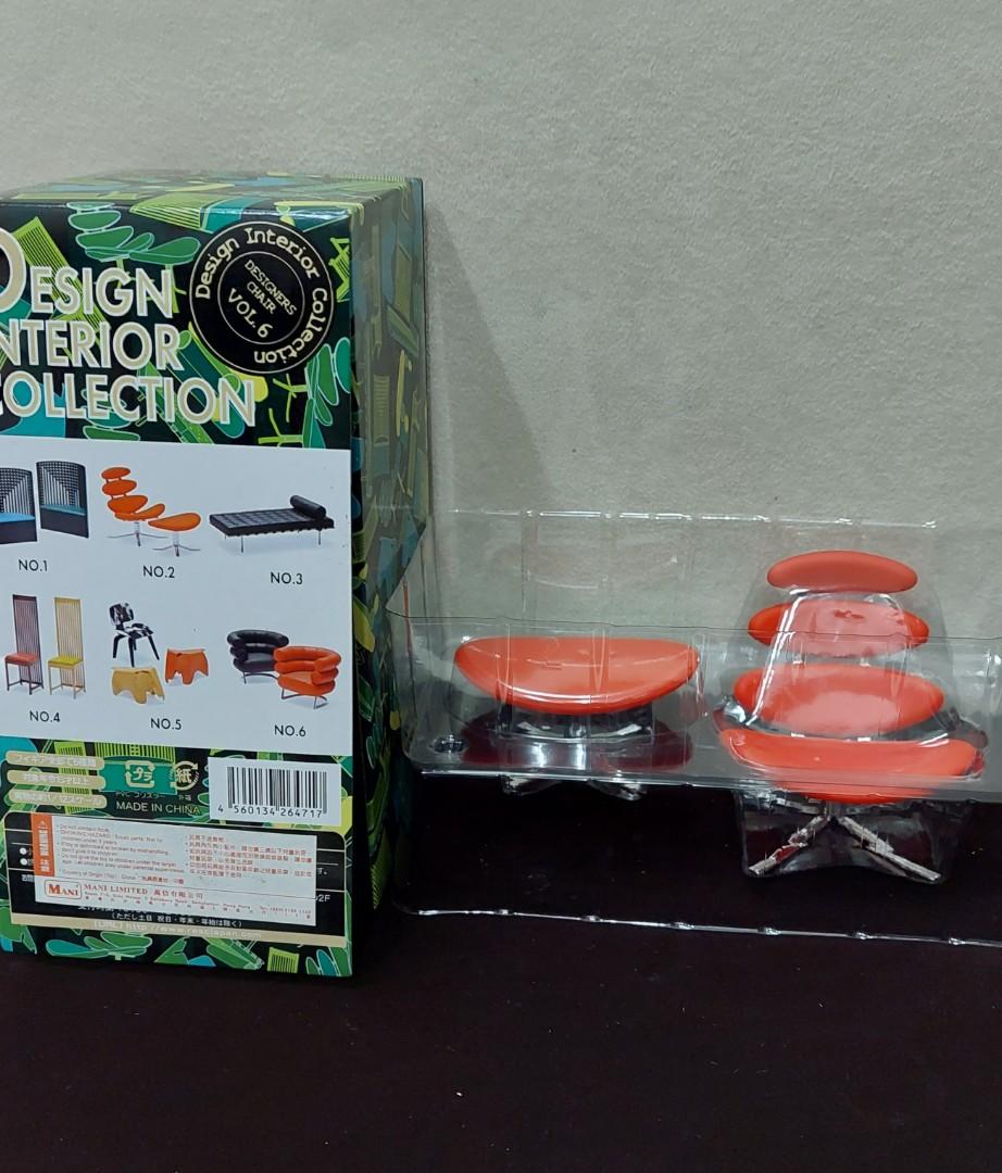 全新Design Interior Collection Vol 6 size 1/12 designers chair 1張