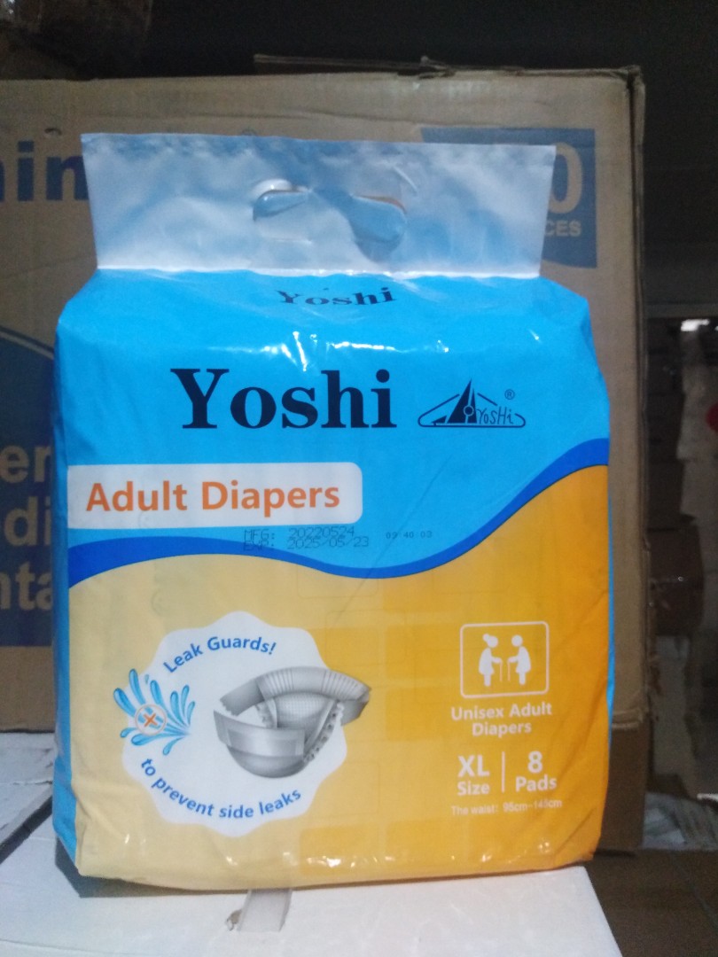 Adult disposable diaper Large (yoshi), Health & Nutrition, Assistive
