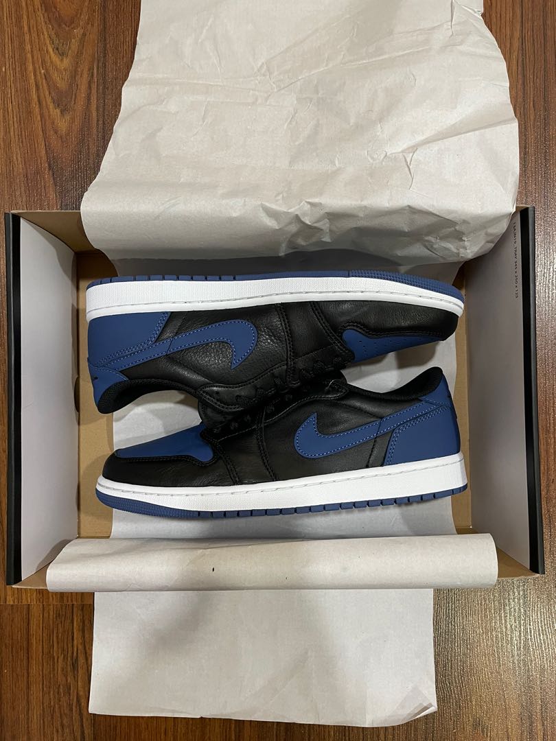 jordan 1 mystic navy low