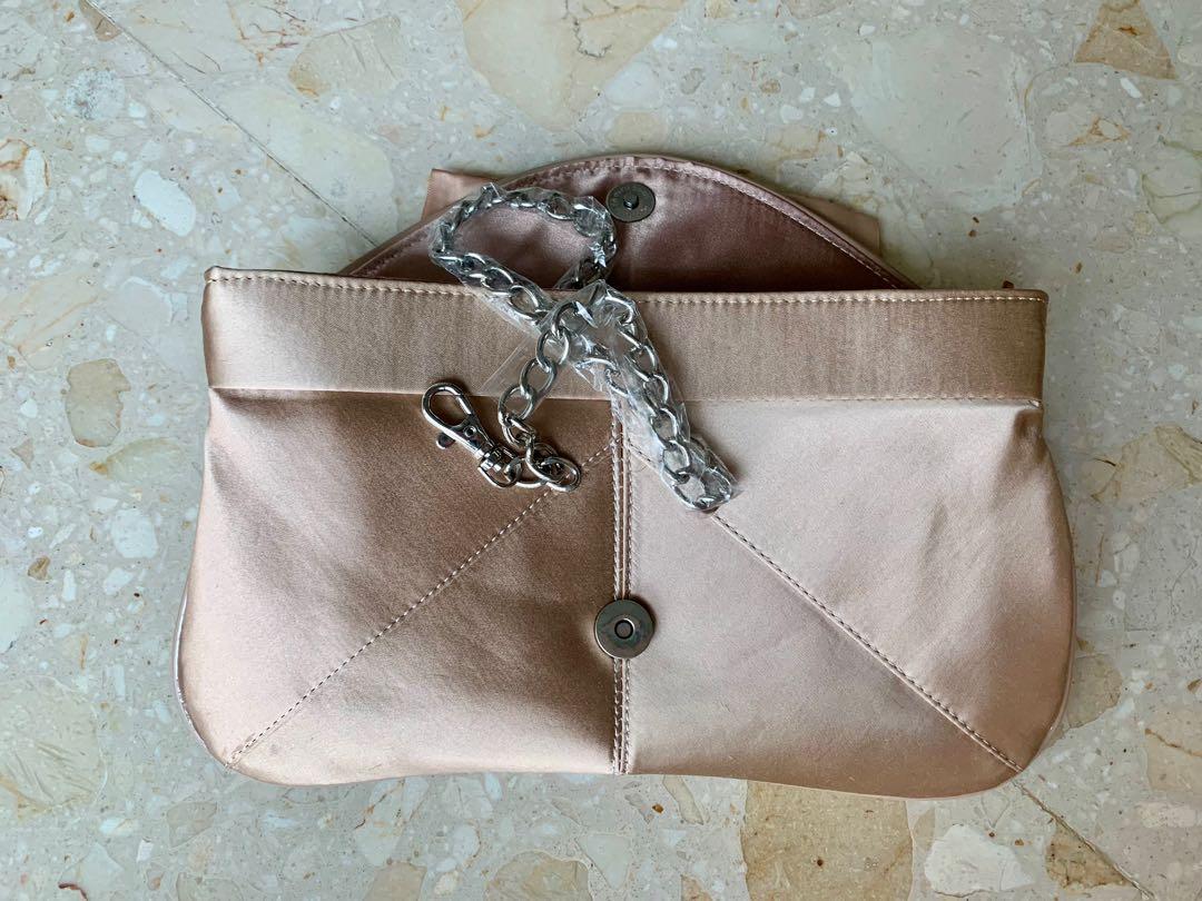 Aldo evening clutch with ribbon