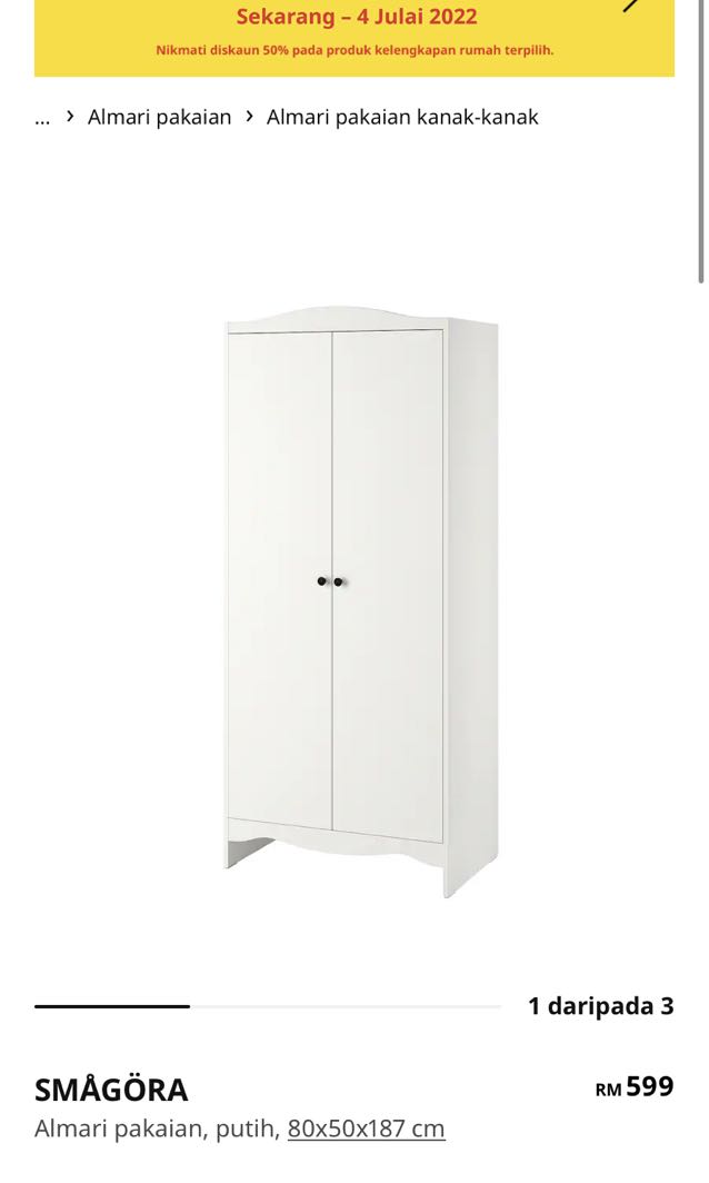 almari budak ikea smagora