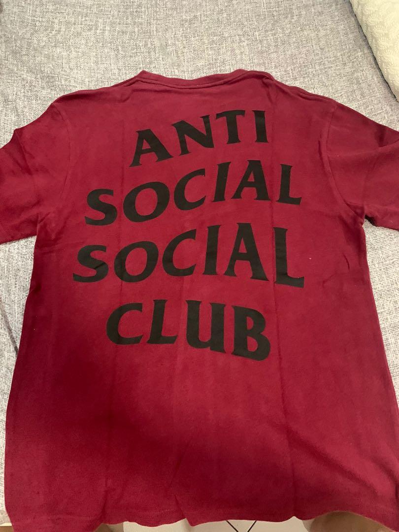Anti social social deals club red shirt