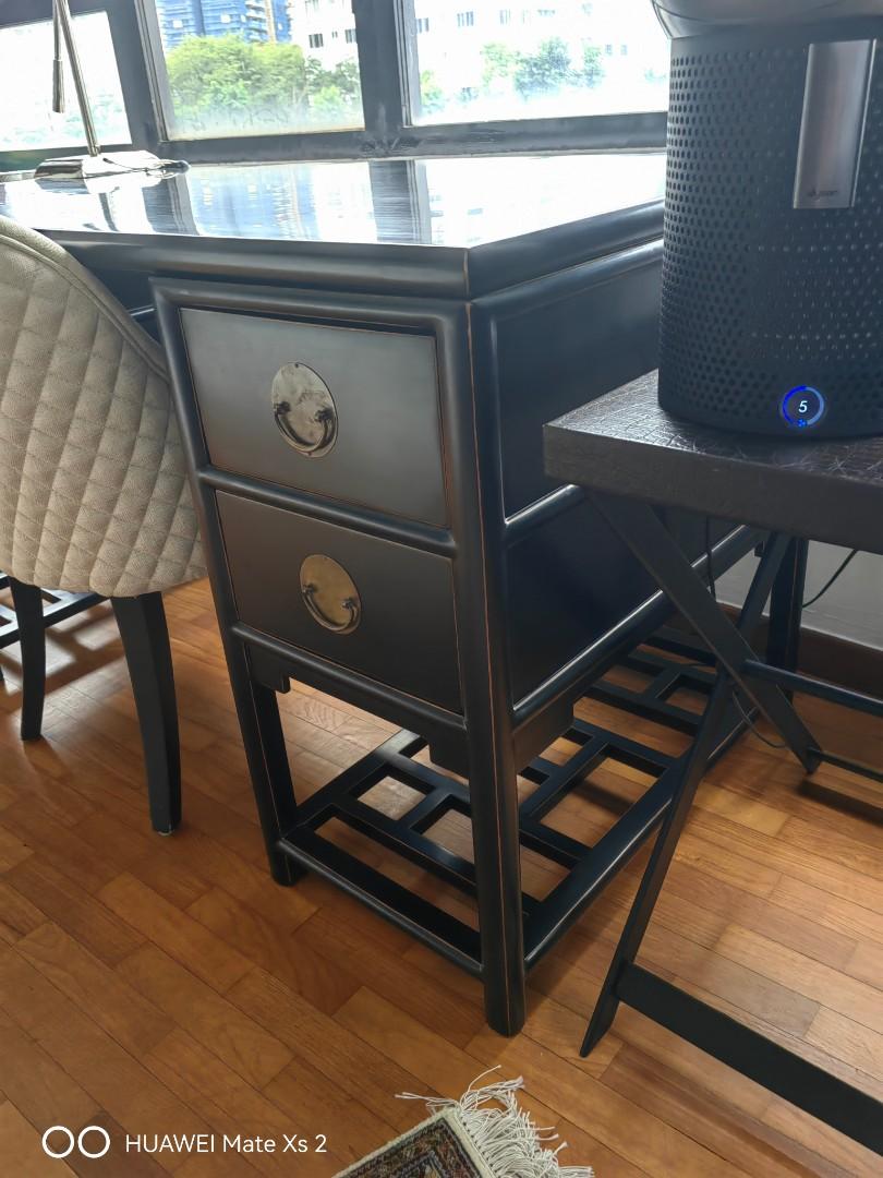 Antique Writing Table + Chair, Furniture & Home Living, Furniture