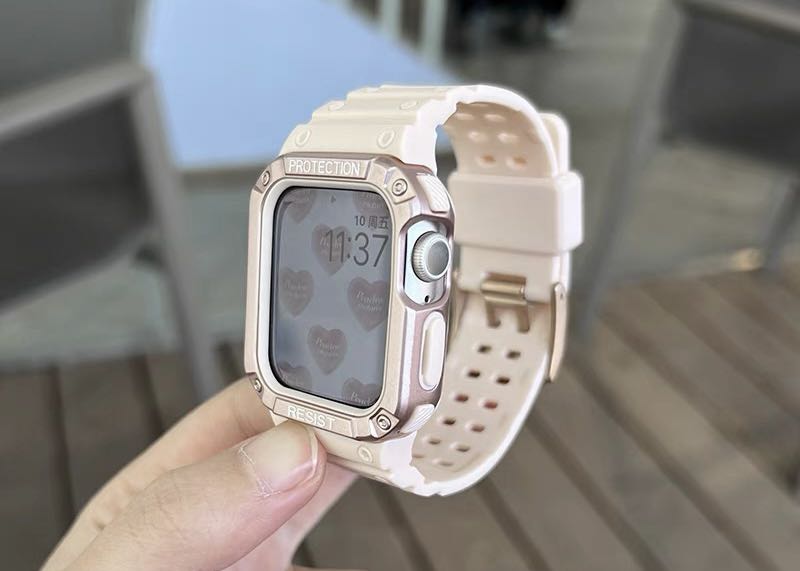 Apple Watch Strap / Gshock lookalike / 41mm series 7, Luxury, Watches