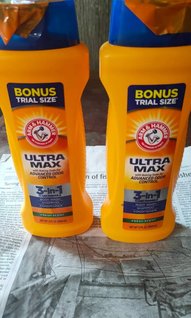 Arm and Hammer 3 in 1 shampoo conditioner and body wash, Beauty