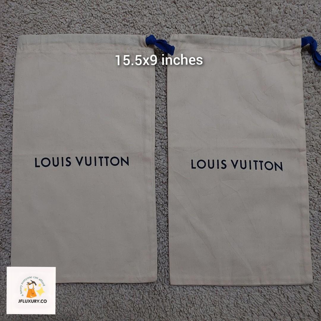 AUTHENTIC LOUIS VUITTON SHOE BOX AND SHOE DUST BAG, Luxury, Sneakers &  Footwear on Carousell