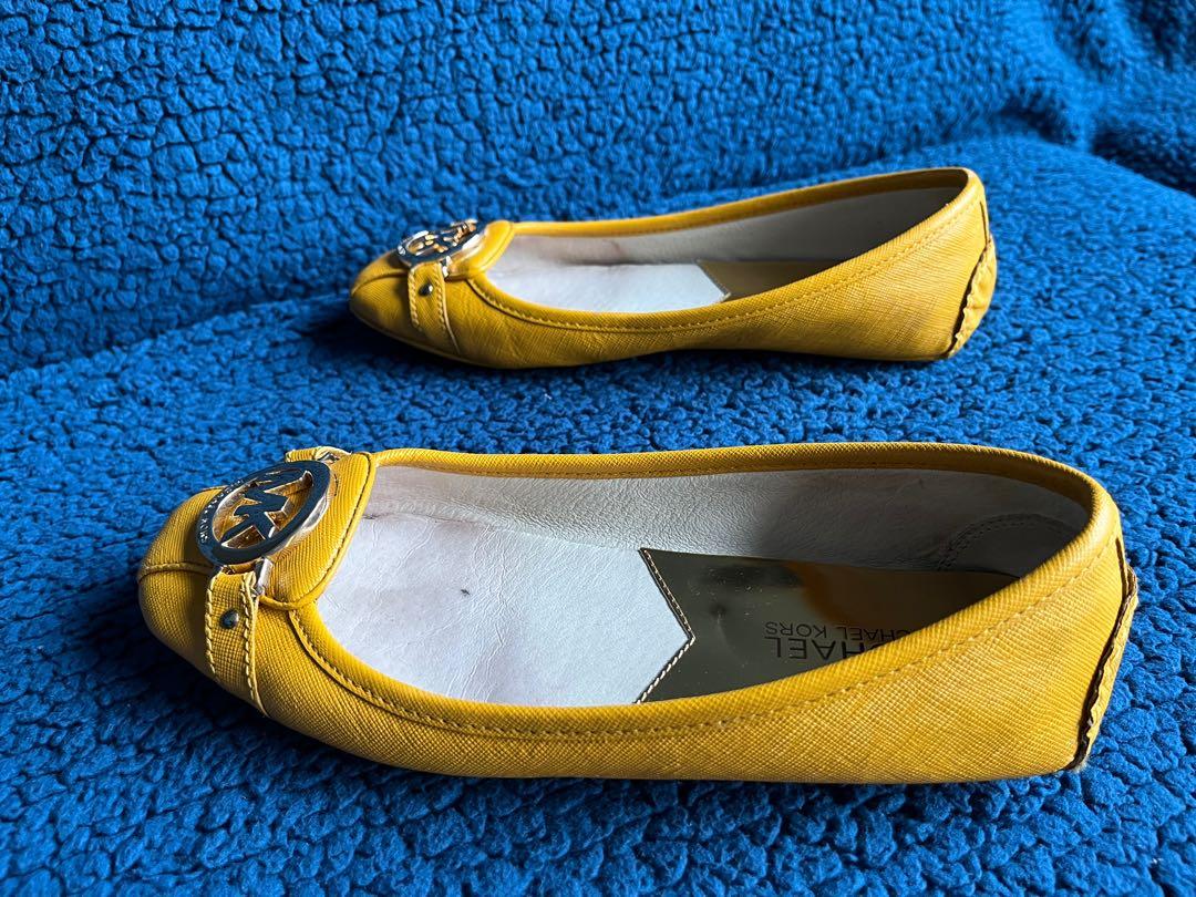Michael kors online yellow flats