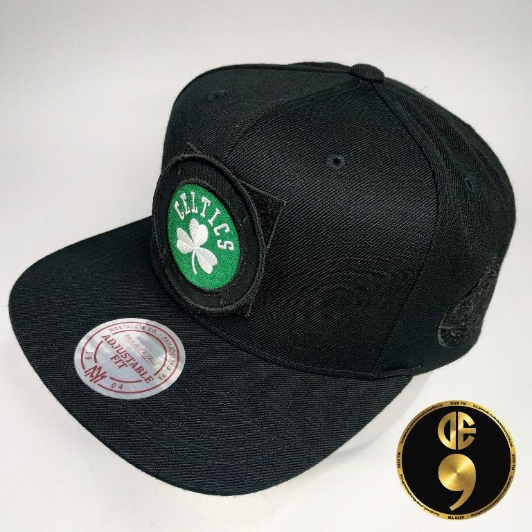 Hatstore Exclusive x Boston Celtics Army Head Olive Adjustable - Mitchell &  Ness cap