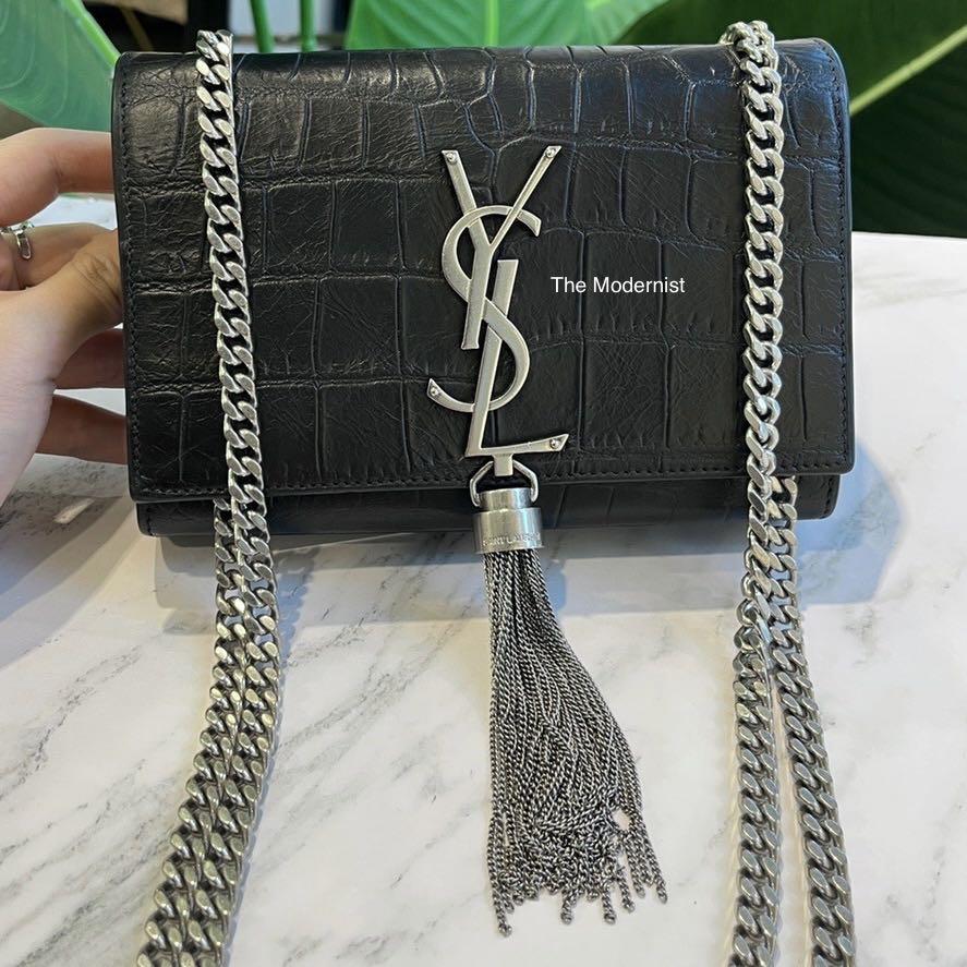 SAINT LAURENT Small Loulou YSL Monogram Leather Chain Bag  Holt Renfrew