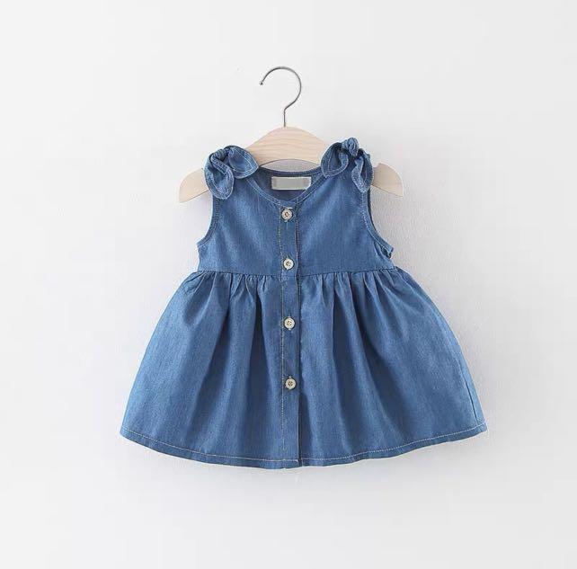 Baby girl denim vest online