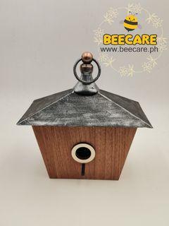 BeeCare Decorative Wooden Bird House Garden Wood Outdoor