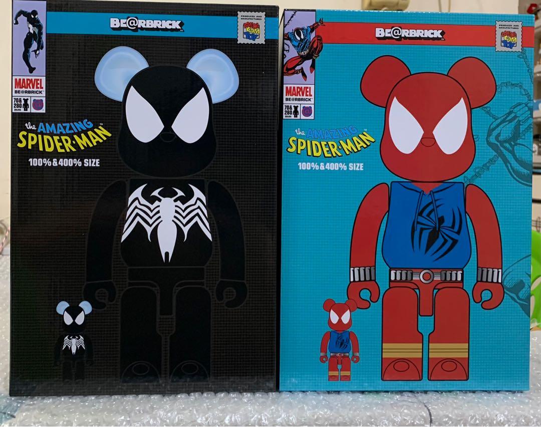 放全新BERBRICK SCARLET SPIDER 500% & SPIDER- MAN BLACK COSTUME 500