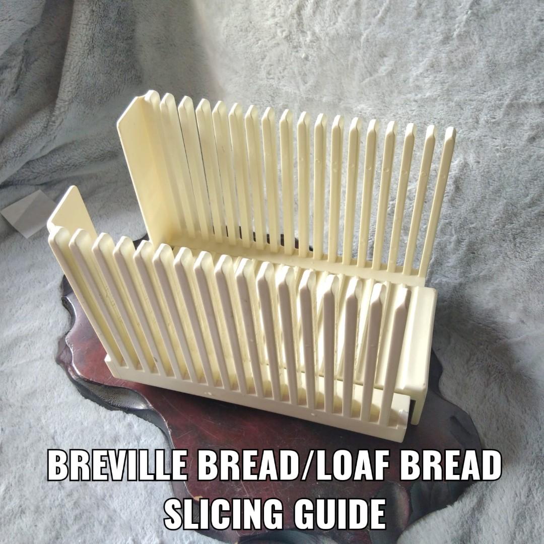 BREAD/LOAF BREAD SLICING GUIDE (BRAND: BREVILLE) (Category: Bakeware) located in Bulacan. Submitted by sakurajade (Listing ID 1170808152, Image 1). Description: ⭐️⭐️⭐️HOME FURNISHINGS⭐️⭐️⭐️ GRAB IT NOW WHILE STOCK LASTS‼️ BREAD/LOAF BREAD SLICING GUIDE (BRAND: BREVILLE) Price: P650 ONLY ✅️ New Arrival Preloved Australia Items ✅️ Good condition, as good as new ✅️ Material: Hard plastic ✅️ Issue: No box only, minimal scratches, signs of usage, one 