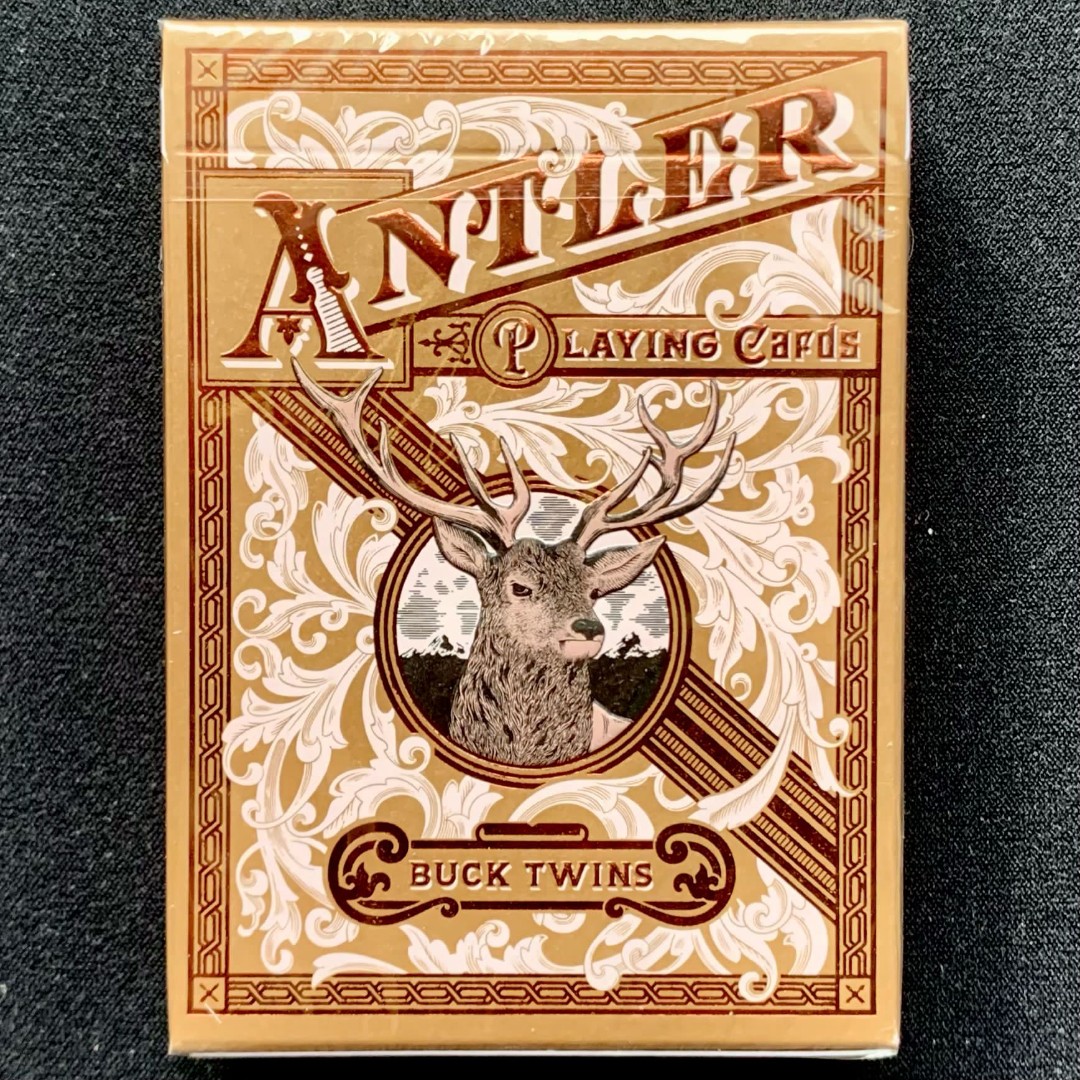 Brown Antler Playing Cards Buck Twins Dan & Dave, 興趣及遊戲, 收藏品及紀念品, 郵票及