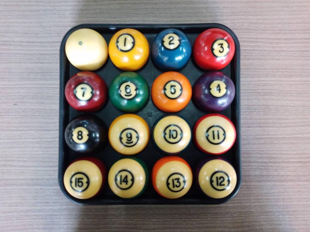 Brunswick Centennial Gold Crown Pocket Balls Pool Billiards Vintage