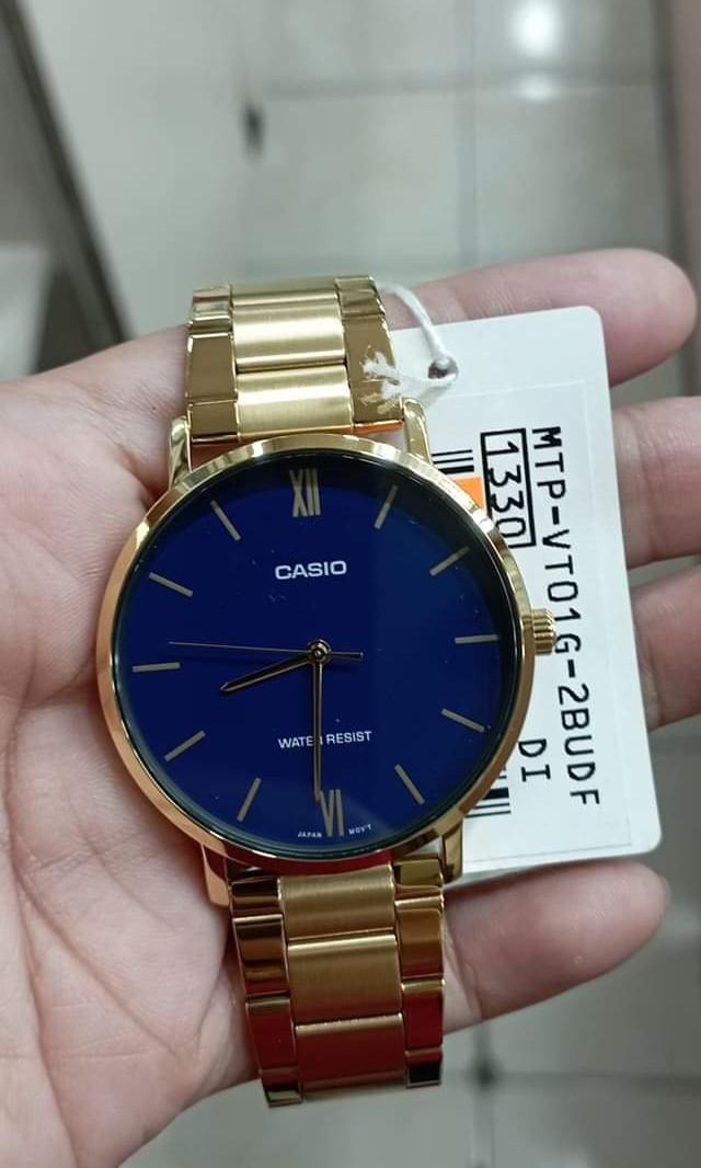 Casio Gold Stainless Watch For Men, Men'S Fashion, Watches & Accessories,  Watches On Carousell