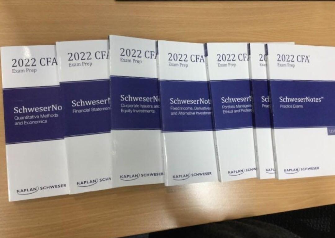 CFA Level 1 SCHWESER 2022 - 参考書