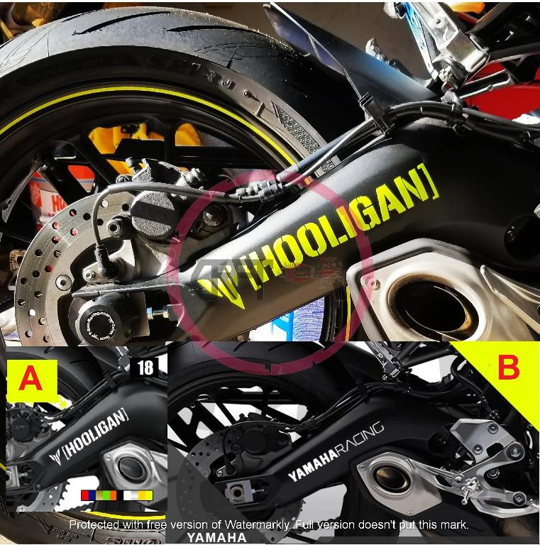 CFS398 2X pcs Yamaha Racing MT07 MT09 MT15 MT25 swing arm