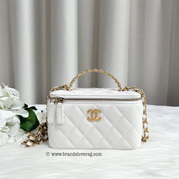 CHANEL 22S 'Pick Me Up' Letter Top Handle Vanity *New - Timeless Luxuries