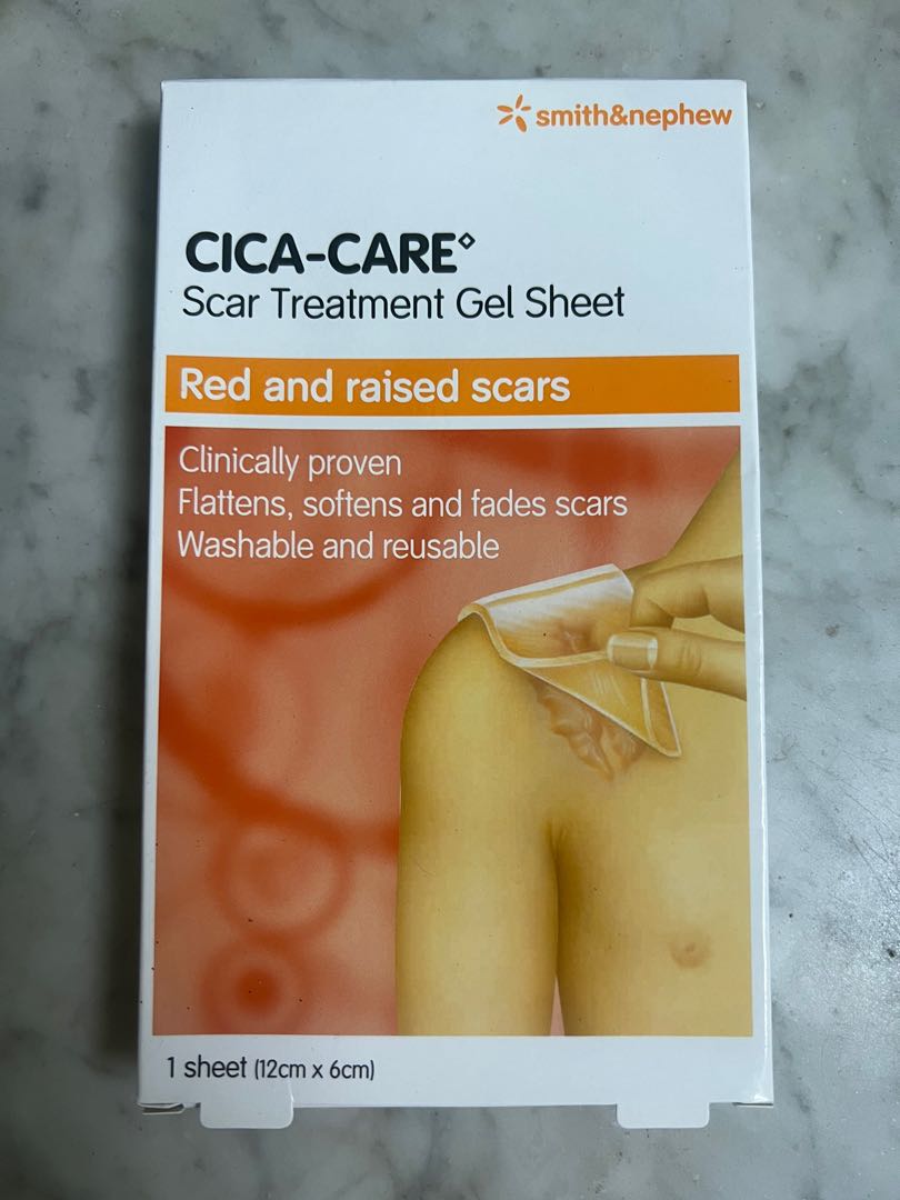 Cicacare Scar Treatment gel sheet, Health & Nutrition, Medical