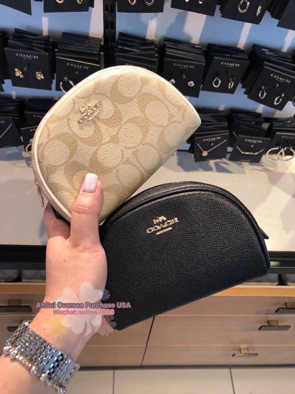 Coach sales cosmetic bag