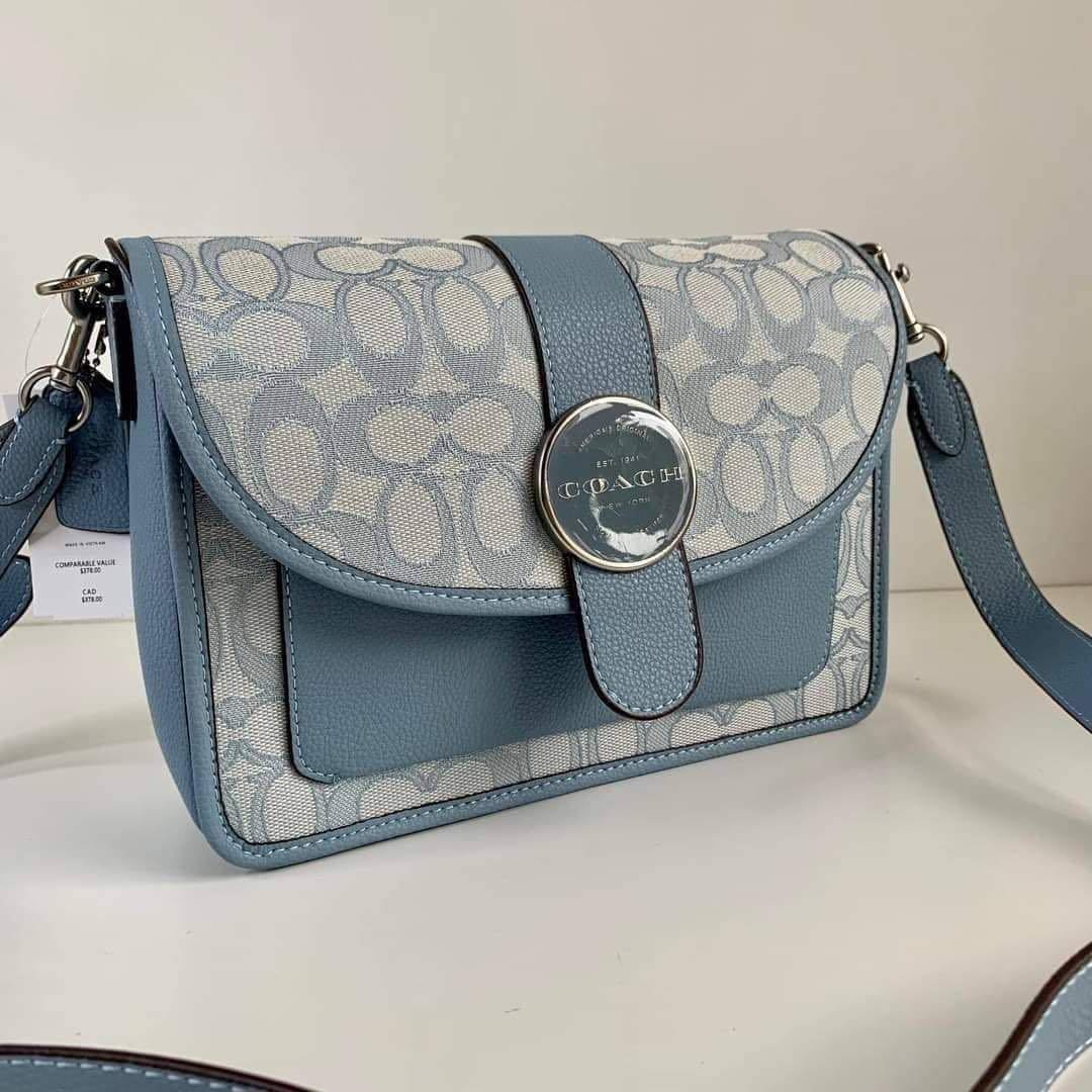 Coach Lonnie Crossbody in Signature Jacquard, Women's Fashion, Bags