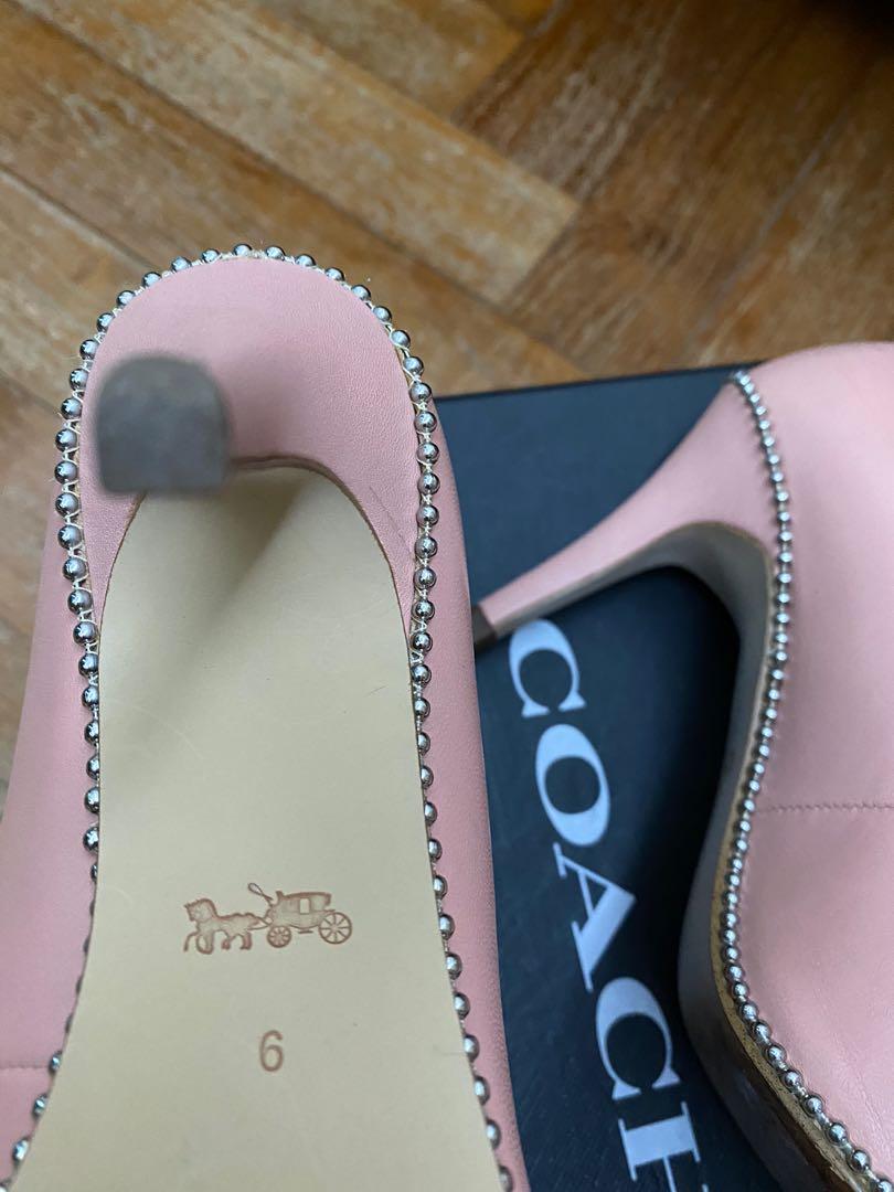 Coach online pink pumps