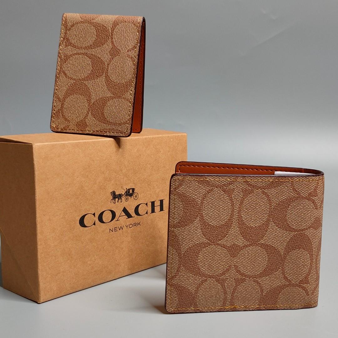 Compact ID Wallet in Signature Canvas, Men's Fashion, Watches