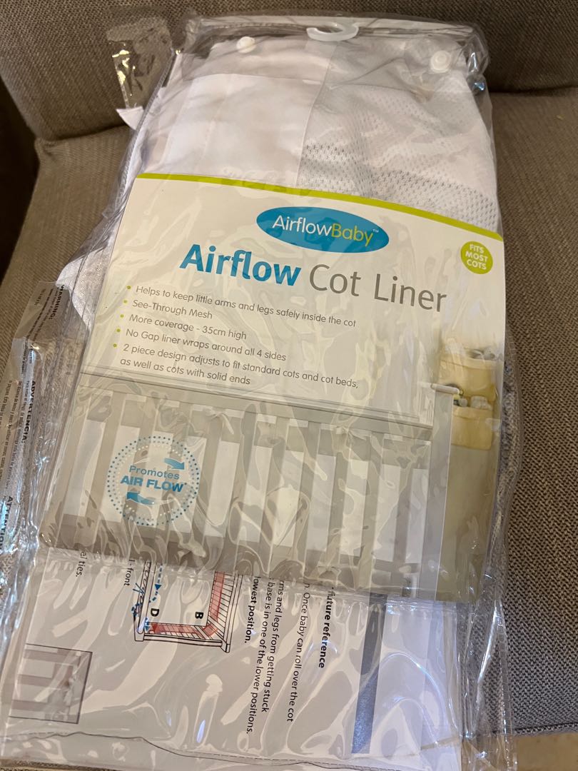 Airflow cot liner clearance