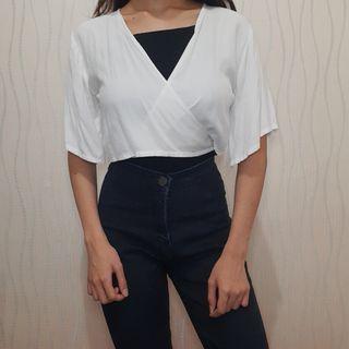 Crop Top Outer White