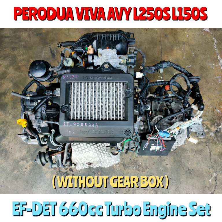 Daihatsu EF Turbo EFDET 660cc Engine Set ( Without Gear Box ) For