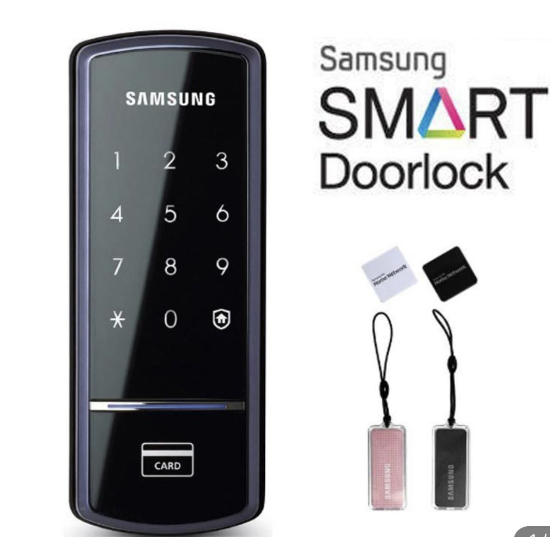 Samsung Digital Door Lock (Inclusive of Installation) Wooden Door For