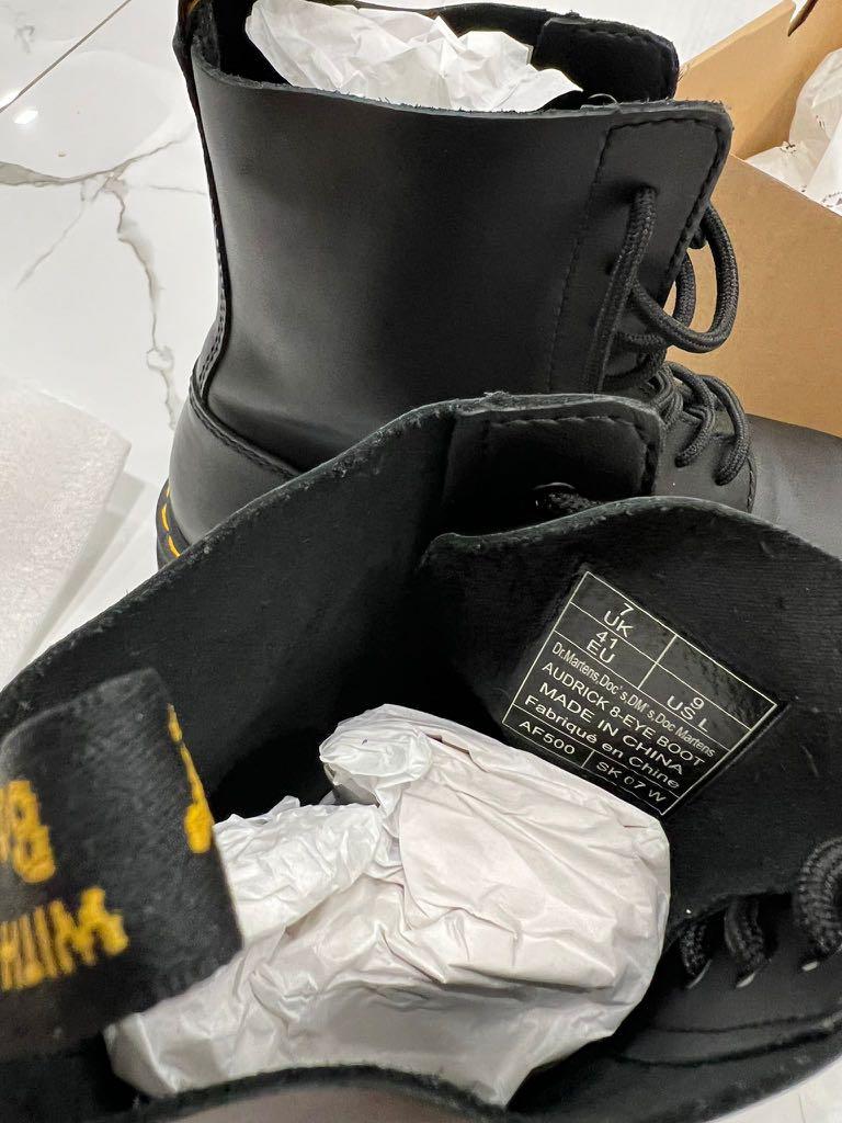 Dr Martens Boots Audrick 8-eye, Women's Fashion, Footwear, Boots on  Carousell