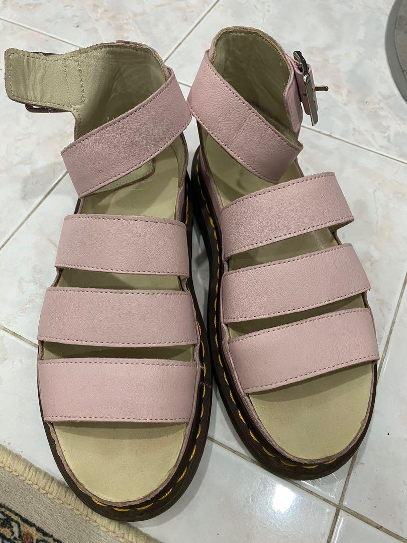 Pink clarissa dr best sale martens