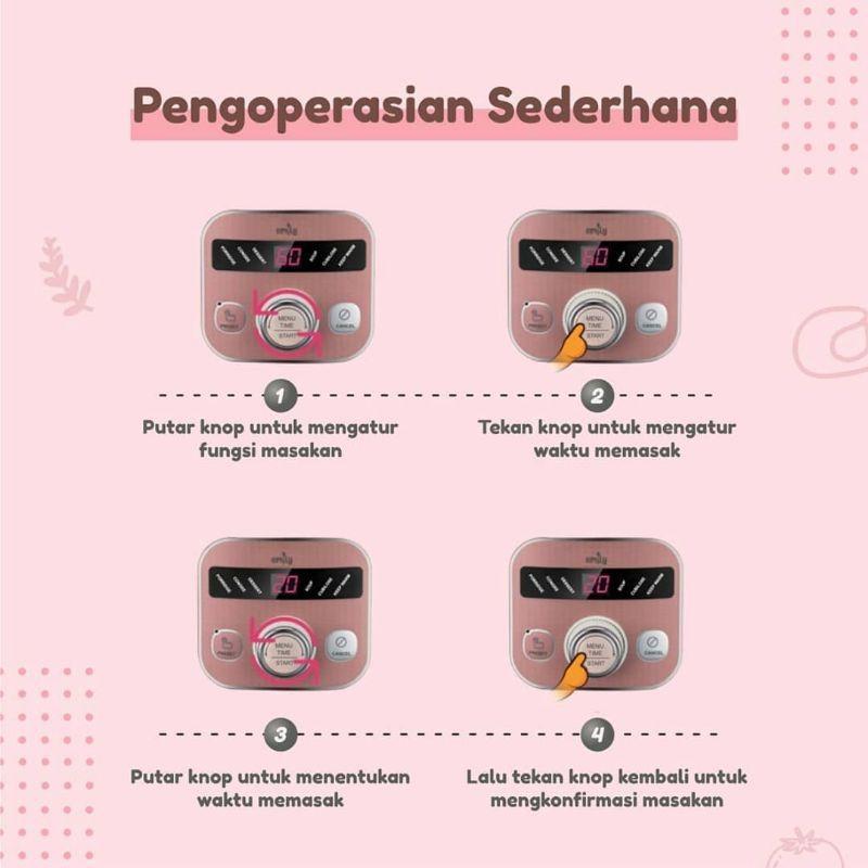 EMILY SLOW COOKER 1 LITER (NEW), Bayi & Anak, Perawatan & Makanan Anak