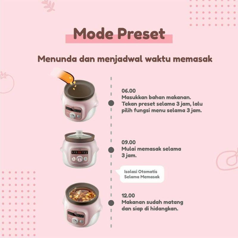 EMILY SLOW COOKER 1 LITER (NEW), Bayi & Anak, Perawatan & Makanan Anak