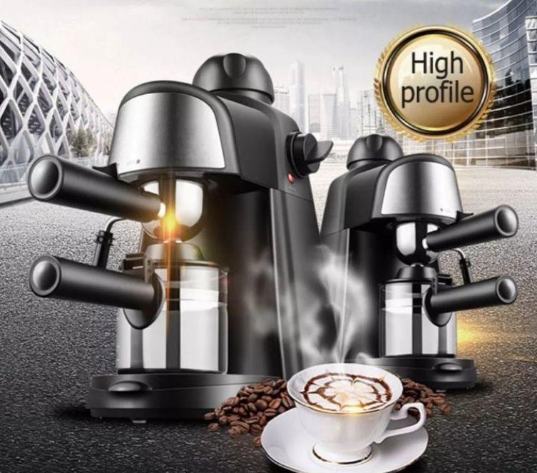 Espresso Coffee Machine Home Use with Milk Steam Froth, TV & Home