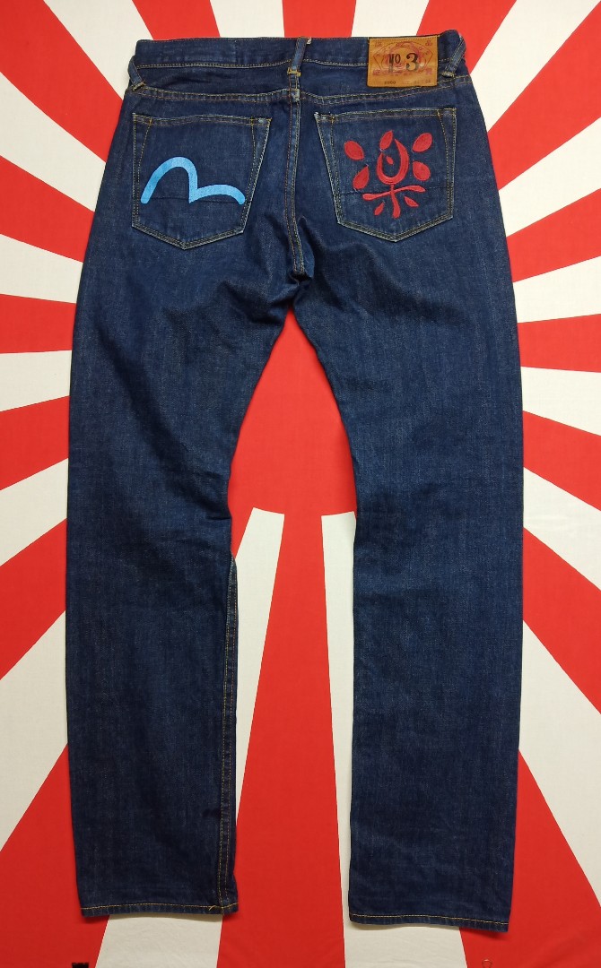 EVISU NO3 LOT 2000, Men's Fashion, Bottoms, Jeans on Carousell