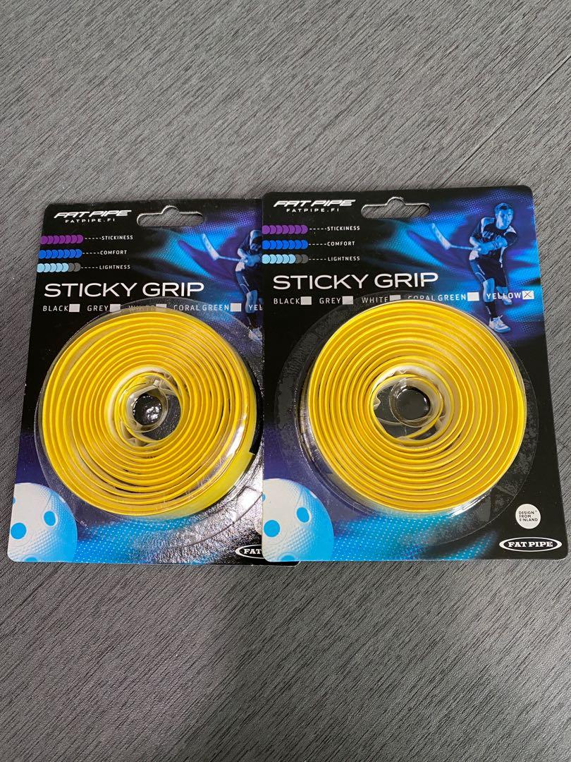Fatpipe Sticky Yellow Floorball Grip Tape, Sports Equipment, Other