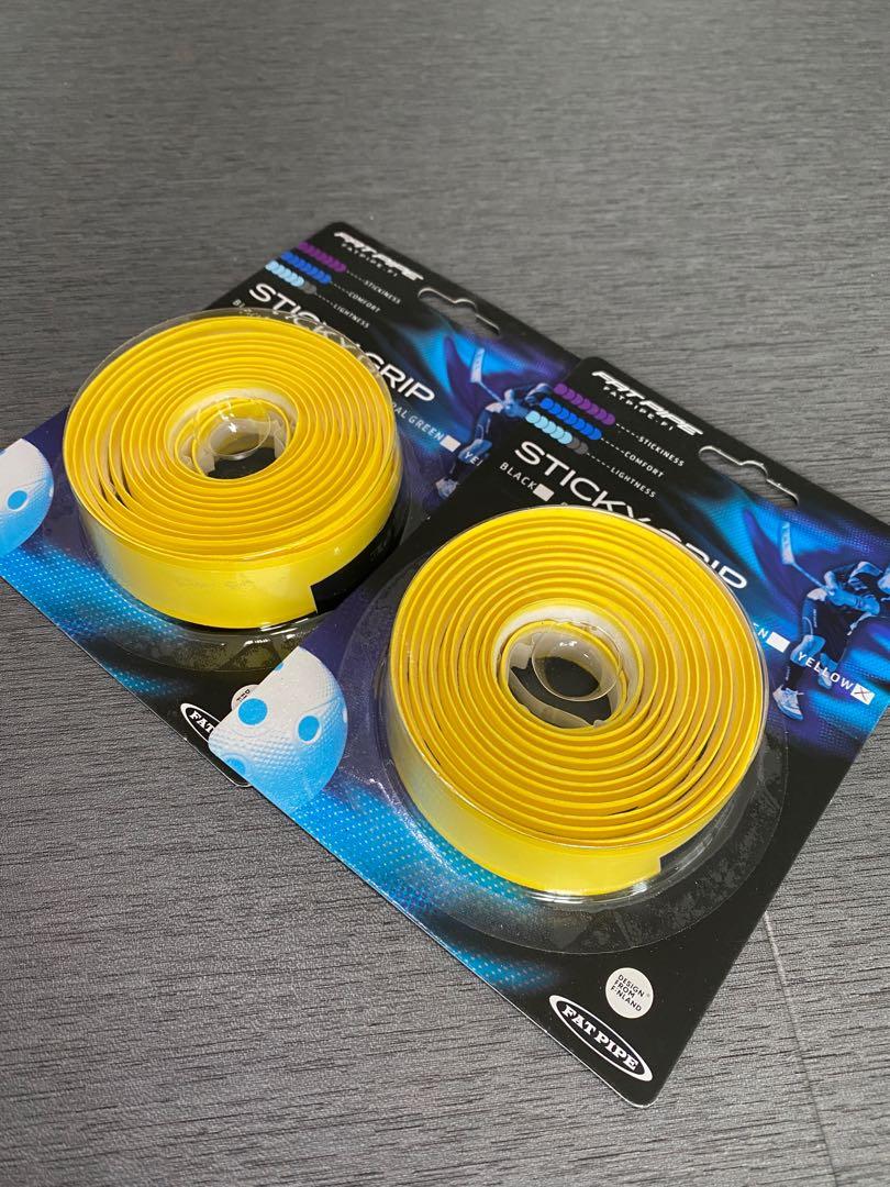 Fatpipe Sticky Yellow Floorball Grip Tape, Sports Equipment, Other