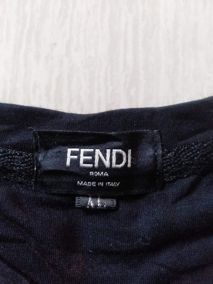 Fendi zip mouth t shirt discount