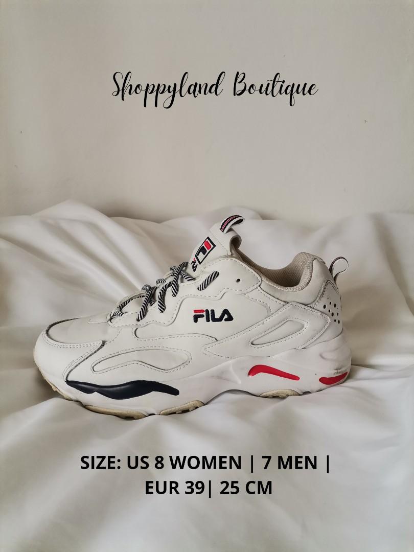 Fila Size 8 Women 7 Men Men s Fashion Footwear Sneakers on Carousell