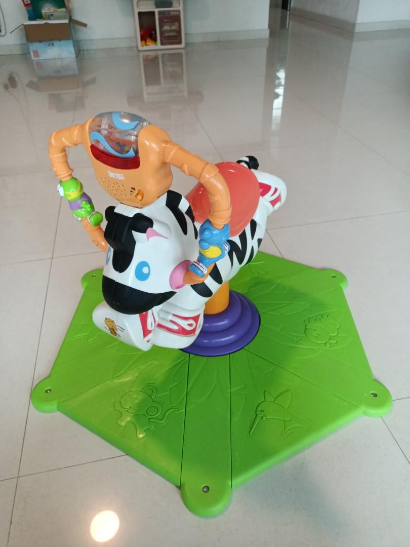 Fisher price bouncing zebra, Babies & Kids, Infant Playtime on Carousell