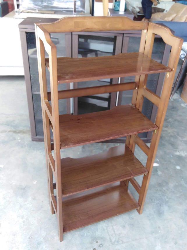 Foldable display rack, Furniture & Home Living, Furniture, TV Consoles ...