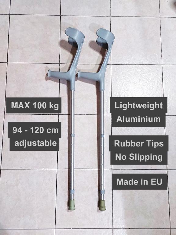 Forearm Crutch (Lofstrand) Elbow Crutches / Aluminium / MAX 100 kg