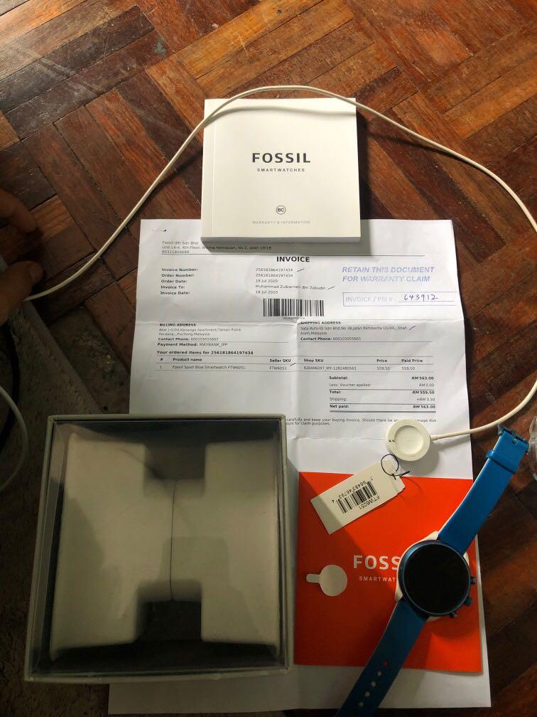 Fossil Sport smartwatch FTW6051 Men s Fashion Watches