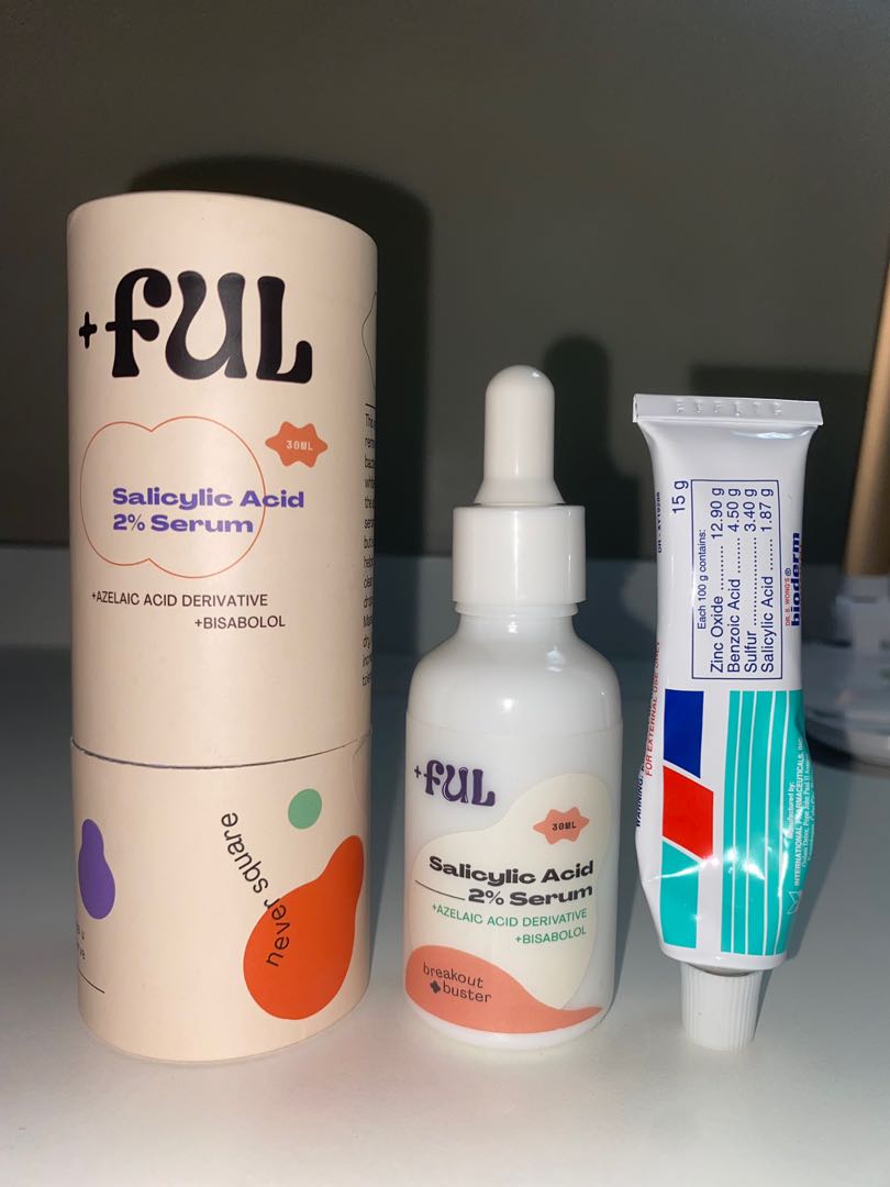 +Ful Salicylic Acid 2 Acne Treatment Serum (Free Bioderm Ointment), Beauty & Personal Care